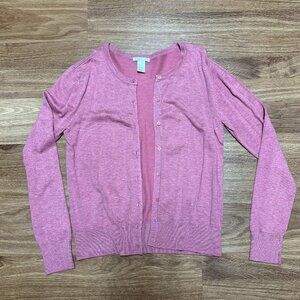 H&M - Women's Pink Cardigan Sweater - Size S